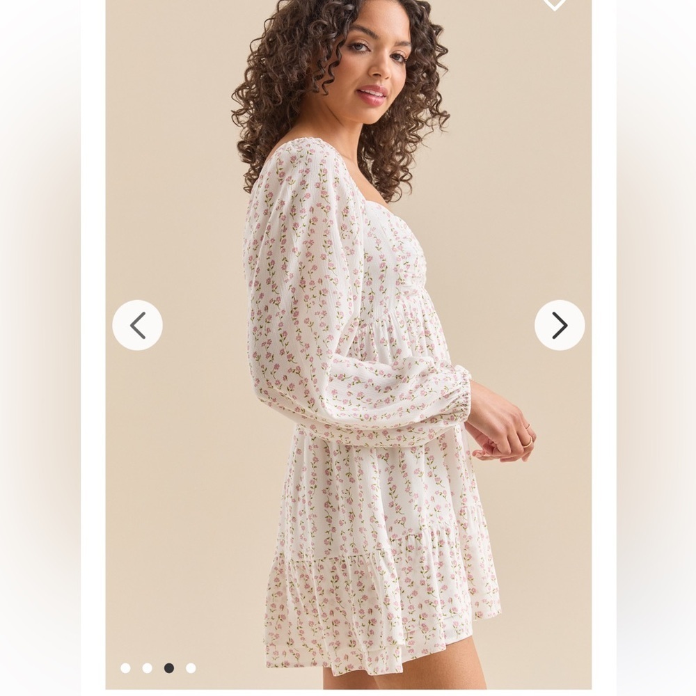 New with tags Altar’d state Lenny floral babydoll dress - Picture 3 of 4